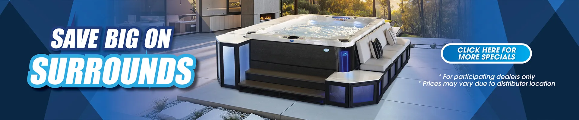 Calspas hot tub being used in a family setting - Davie