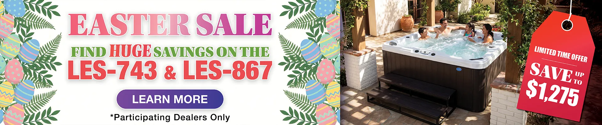 Calspas hot tub being used in a family setting - Davie