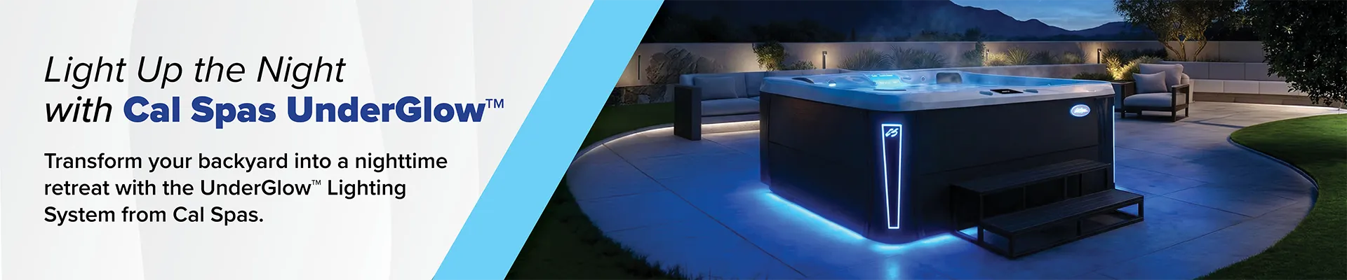 Calspas hot tub being used in a family setting - Davie